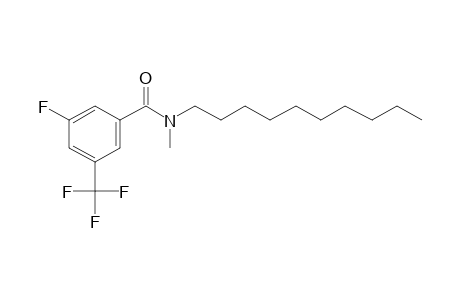 Benzamide, 3-fluoro-5-trifluoromethyl-N-methyl-N-decyl-