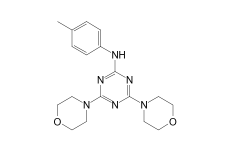 4,6-dimorpholino-N-(p-tolyl)-1,3,5-triazin-2-amine