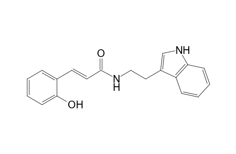 (E)-3-(2-hydroxyphenyl)-N-[2-(1H-indol-3-yl)ethyl]-2-propenamide