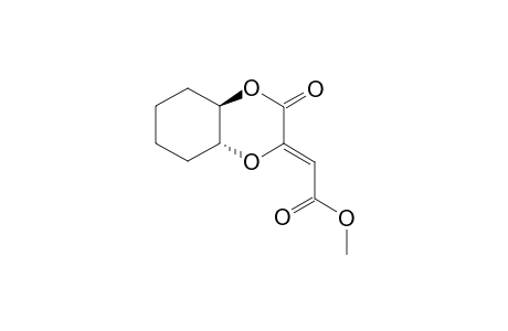 (Z)-Methyl 2-((4aR,8aR)-hexahydro-2-oxobenzo[b][1,4]-1,4-dioxin-3(2H)-ylidene)acetate