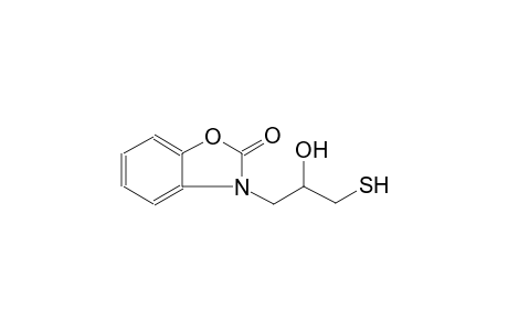 2(3H)-benzoxazolone, 3-(2-hydroxy-3-mercaptopropyl)-