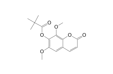 Isofraxidin, trimethylacetate