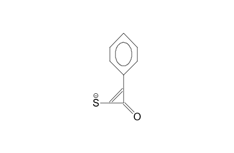 2-Oxo-3-phenyl-cyclopropen-1-thiolate anion