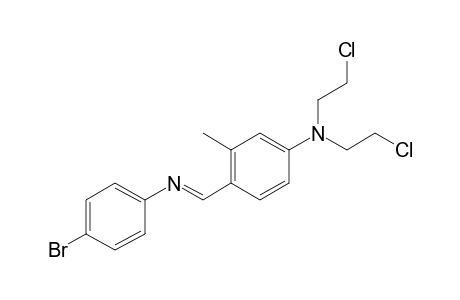 N,N-BIS(2-CHLOROETHYL)-alpha^4-(p-BROMOPHENYLIMINO)-3,4-XYLIDINE