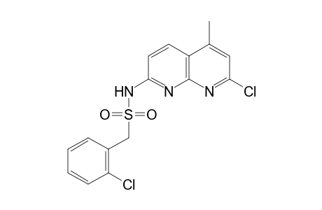 Benzenemethanesulfonamide, 2-chloro-N-(7-chloro-5-methyl-1,8-naphthyridin-2-yl)-