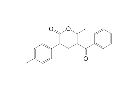 5-Benzoyl-6-methyl-3-p-tolyl-3, 4-dihydro-2H-pyran-2-one