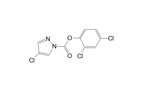 2,4-dichlorophenyl 4-chloro-1H-pyrazole-1-carboxylate