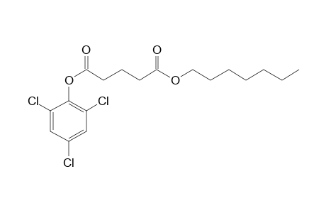 Glutaric acid, heptyl 2,4,6-trichlorophenyl ester