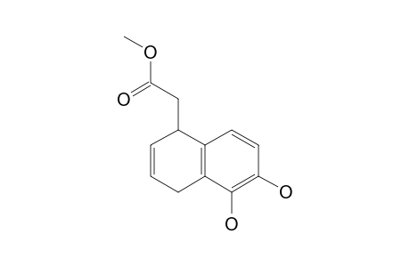 5-Methoxycarbonylmethyl-1,2-dihydroxy-5,8-dihydronaphthalene