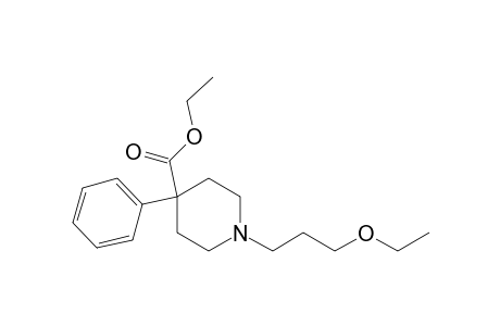 1-(3-ETHOXYPROPYL)-4-PHENYLISONIPECOTIC ACID, ETHYL ESTER
