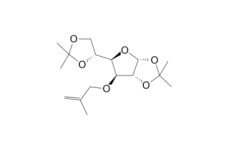 5-[2,2-Dimethyl-(4R)-1,3-dioxolan-4-yl]-2,2-dimethyl-(3aR,5R,6S,7aR)-perhydrofuro[2,3-d][1,3]dioxol-6-yl 2-methylallyl ether