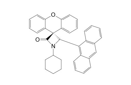 2-(ANTHRACEN-9-YL)-1-CYCLOHEXYL-SPIRO-[AZETIDINE-3,9'-XANTHEN]-4-ONE