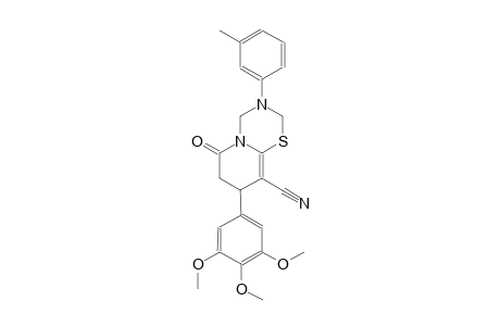 2H,6H-pyrido[2,1-b][1,3,5]thiadiazine-9-carbonitrile, 3,4,7,8-tetrahydro-3-(3-methylphenyl)-6-oxo-8-(3,4,5-trimethoxyphenyl)-