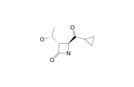 (1'R,3S,4S)-4-(CYCLOPROPYLCARBONYL)-3-(1-HYDROXYETHYL)-AZETIDIN-2-ONE