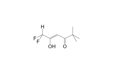 1,1-DIFLUORO-5,5-DIMETHYL-2,4-DIOXOHEXANE, ENOL