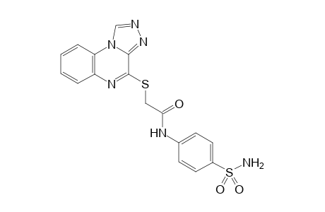 2-([1,2,4]Triazolo[4,3-a]quinoxalin-4-ylthio)-N-(4-sulfamoylphenyl)acetamide