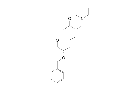 (3E,5E)-7-O-BENZYL-1,3,4,5,6-PENTADEOXY-3-DIETHYLAMINOMETHYL-D-GLYCERO-OCT-3,5-DIENE-2-ULOSE