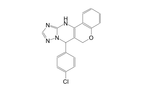 7-(4-chlorophenyl)-7,12-dihydro-6H-chromeno[4,3-d][1,2,4]triazolo[1,5-a]pyrimidine