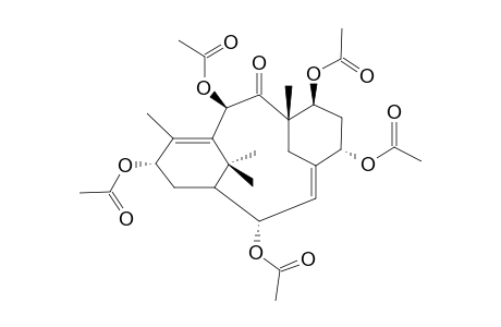 2-ALPHA,5-ALPHA,7-BETA,10-BETA,13-ALPHA-PENTAACETOXY-9-KETO-2-(3->20)-ABEO-TAXANE