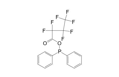 Butanoic acid, heptafluoro-, anhydride with diphenylphosphinous acid