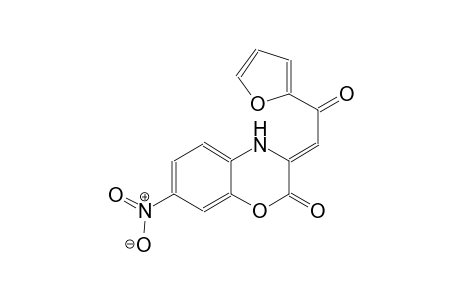 (3Z)-3-[2-(2-furyl)-2-oxoethylidene]-7-nitro-3,4-dihydro-2H-1,4-benzoxazin-2-one