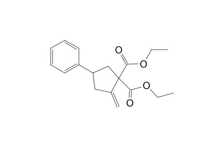 Diethyl 2-methylene-4-phenylcyclopentane-1,1-dicarboxylate