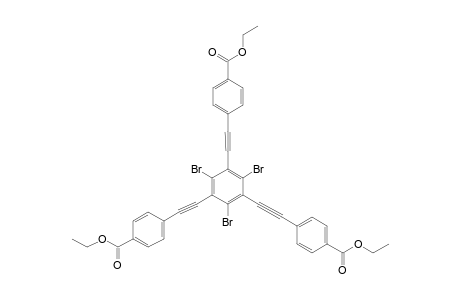 1,3,5-TRIBROMO-2,4,6-TRIS-[PARA-(ETHOXYCARBONYL)-PHENYLETHYNYL]-BENZENE