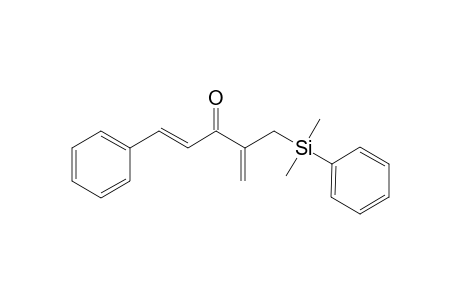 (E)-1-Phenyl-4-dimethyl(phenyl)silylmethylpenta-1,4-dien-3-one