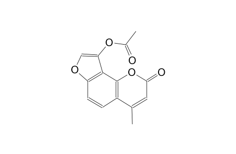4-methyl-2-oxo-2H-furo[2,3-h]chromen-9-yl acetate