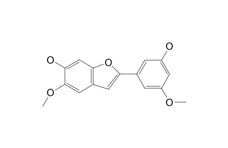 2-(5'-HYDROXY-3'-METHOXYPHENYL)-6-HYDROXY-5-METHOXYBENZOFURAN