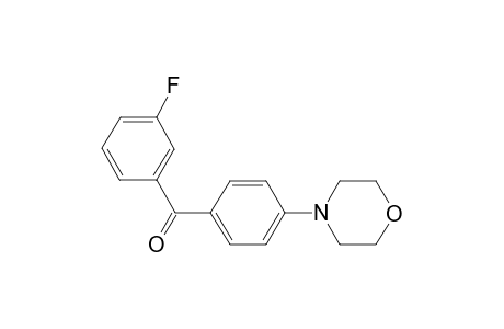Methanone, (3-fluorophenyl)(4-morpholinophenyl)-