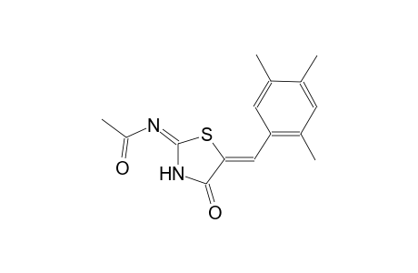 acetamide, N-[(2E,5Z)-4-oxo-5-[(2,4,5-trimethylphenyl)methylene]thiazolidinylidene]-