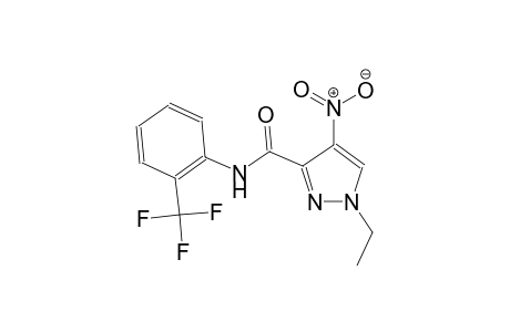 1-ethyl-4-nitro-N-[2-(trifluoromethyl)phenyl]-1H-pyrazole-3-carboxamide