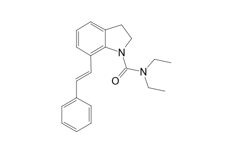 (E)-N,N-Diethyl-7-styrylindoline-1-carboxamide
