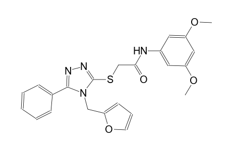N-(3,5-dimethoxyphenyl)-2-{[4-(2-furylmethyl)-5-phenyl-4H-1,2,4-triazol-3-yl]sulfanyl}acetamide