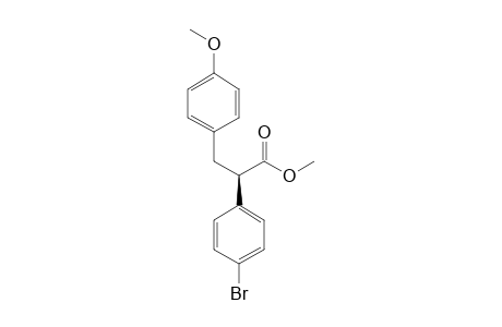 (R)-Methyl 2-(4-bromophenyl)-3-(4-methoxyphenyl)propionate