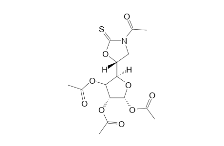 N-ACETYL-(5R)-5-[(4'S)-1',2',3'-TRI-O-ACETYL-BETA-ERYTHREO-FURANOS-4'-YL]-OXAZOLIDINE-2-THIONE
