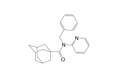 tricyclo[3.3.1.1~3,7~]decane-1-carboxamide, N-(phenylmethyl)-N-(2-pyridinyl)-