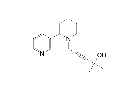 2-Methyl-5-[2-(3-pyridinyl)-1-piperidinyl]-3-pentyn-2-ol