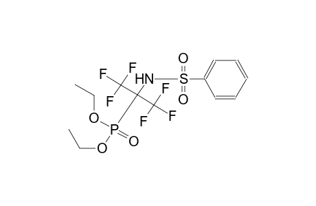 phosphonic acid, [2,2,2-trifluoro-1-[(phenylsulfonyl)amino]-1-(trifluoromethyl)ethyl]-, diethyl ester