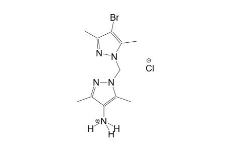 1H-pyrazol-4-aminium, 1-[(4-bromo-3,5-dimethyl-1H-pyrazol-1-yl)methyl]-3,5-dimethyl-, chloride