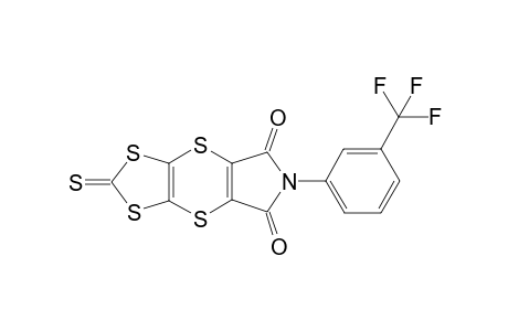 6-(m-Trifluoromethylphenyl)-2-thioxo-6H-[1,3]dithiolo[4',5':5,6]dithino[2,3-c][1,4]pyrrole-5,7-dione