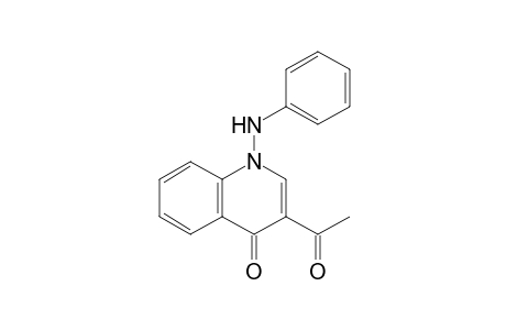 3-Acetyl-1-(anilino)quinolin-4(4H)-one