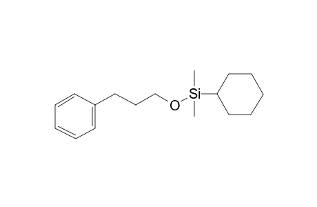Cyclohexyl(dimethyl)(3-phenylpropoxy)silane