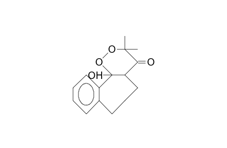 11b-Hydroxy-3,3-dimethyl-5,6,7,11b-tetrahydro-4ah-benzo(6,7)cyclohepta(1,2-C)(1,2)dioxin-4(3H)-one