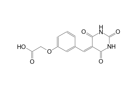 {3-[(2,4,6-trioxotetrahydro-5(2H)-pyrimidinylidene)methyl]phenoxy}acetic acid