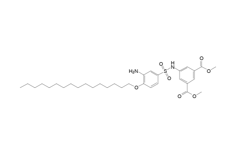 5-[4-(hexadecyloxy)metanilamido]isophthalic acid, dimethyl ester