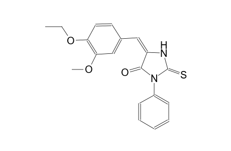 4-imidazolidinone, 5-[(4-ethoxy-3-methoxyphenyl)methylene]-3-phenyl-2-thioxo-, (5E)-