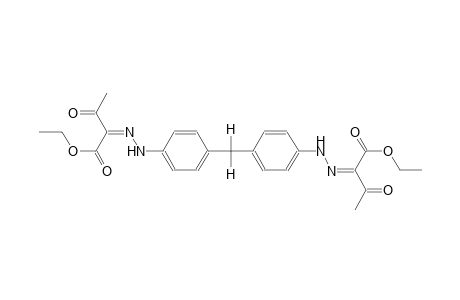 ethyl (2Z)-2-{[4-(4-{(2Z)-2-[1-(ethoxycarbonyl)-2-oxopropylidene]hydrazino}benzyl)phenyl]hydrazono}-3-oxobutanoate