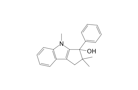 2,2,4-Trimethyl-3-phenyl-1,2,3,4-tetrahydrocyclopenta[b]indol-3-ol